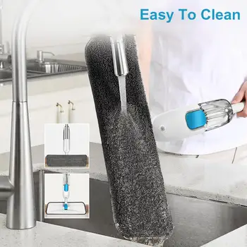 360 Laipsnių Spray Mop Grindų Mikropluošto Spray Mop Pagalvėlės Švaresnis Starter Kit dėl Medienos, Marmuro, Plytelių Cemento Grindų valyti įrankiai