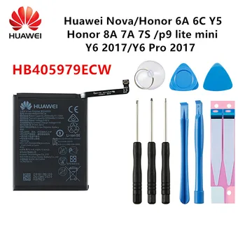 Hua Wei Originalus HB405979ECW 3020mAh Baterija Huawei Nova CAZ-AL10 TL00 GALI L01 GALI-L02 L12 Mėgautis 6S p9 lite mini +Įrankiai
