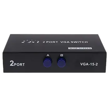 HOT-2 Port VGA Monitor Jungiklis stebėti jungiklis vga jungiklis vga splitter