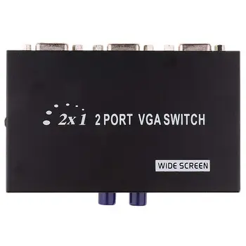 HOT-2 Port VGA Monitor Jungiklis stebėti jungiklis vga jungiklis vga splitter