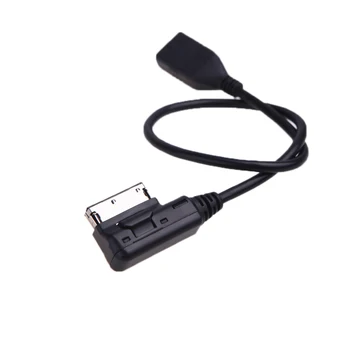 Auto Plus Automobilių Kabelis Muzikos Sąsaja AMI MMI į USB Kabelis Adapteris, skirtas Audi A3 A4 A5 A6 A8 Q5 Q7 Q8 VW