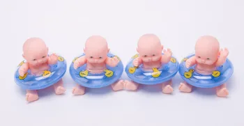 4pcs/daug Gražių kawaii mini lėlės reborn baby corpo inteiro de silikono reborn baby lėlės naujagimių gyvas kūdikis XJJ001