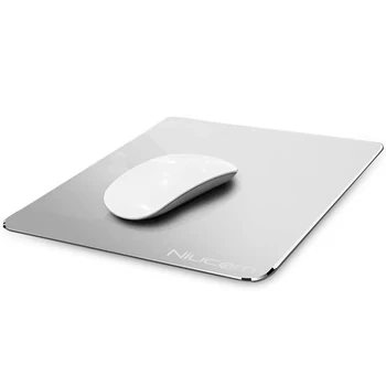 NIUCOM: ultra-plonas ir elegantiškas biuro stalas dizaino aliuminio pelės mygtukai standus neslidus sudėtis