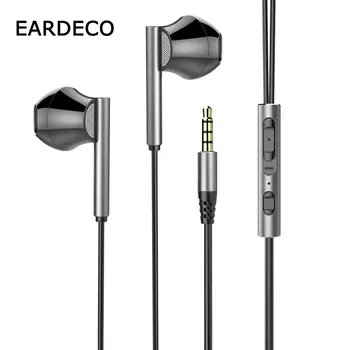 EARDECO 8 Branduolių Laidinio Ausinės Ausinės Bass In-ear Ausinės su Mic Ausinės Ausinių Mobiliojo Telefono laisvų Rankų įranga Dinaminis Stereo