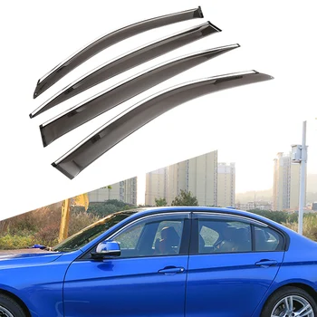 BMW 3 Series F30 2011-2019 Automobilio Langą Saulės, Lietaus Atspalvį Skydeliai Shield Pastogę Raštas Padengti Apdaila Rėmo Lipdukas Priedai
