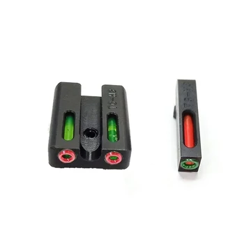 EWOLF Raudonos, žalios Optinio Pluošto frontą Kovoti su Galinio Įžymybių dėmesys-užraktas su Glock gun priedai