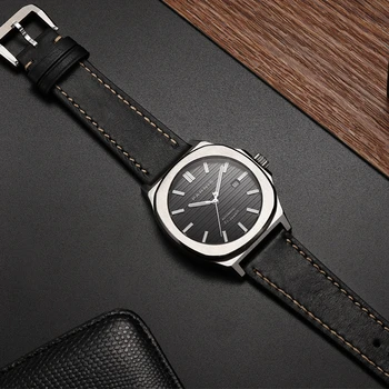 Naujas Parnis 42mm Mechaniniai Laikrodžiai Automatinis laikrodis Vyrams Laikrodis Laikrodis Top Brand Prabanga Sapphire Kristalas Relogio Masculino 2019