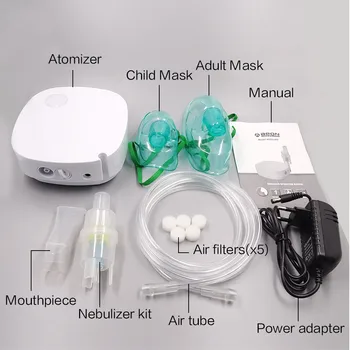Nešiojamų Inhaliatoriaus Ultragarsinei Medicinos Garuose Inhaliatorių Akių Purkštukai Astma Nebulizador Vaikams Suaugusiųjų Prietaisus, Sveikatos Priežiūros Terapija