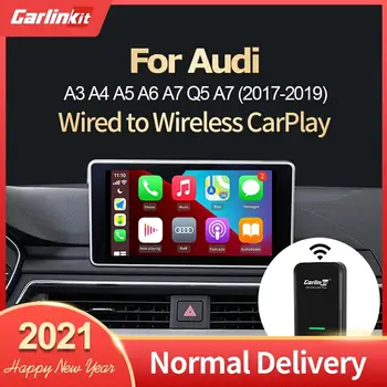 Carlinkit 2.0 Belaidžio Carplay Adapteris, Skirtas Audi A3 A4 A5 A6 A7 Q2 Originalių Automobilių Prisijungti 2016-2020 