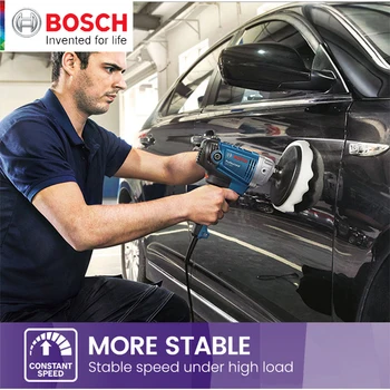 Bosch Poliravimo Mašina GPO 950 DA Automobilių Vaškas Polisher Elektrinis 220V 50 hz Įėjimo Galia 950w EMS Pagrindo Plokštė 180mm Poliravimo Padas