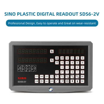 KINIJOS DRO SDS6-2V 2 ašis skaitmeninis ekranas Ekranas Metalinis korpusas, tekinimo frezavimo Counter-110V/220V