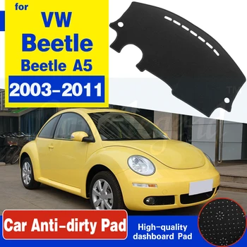 Volkswagen VW New Beetle 2003-2011 M. Vabalas A5 neslystantis prietaisų Skydelio Kilimėlis Padengti Trinkelėmis skėtį nuo saulės Dashmat Kilimų Priedai 2006 2008