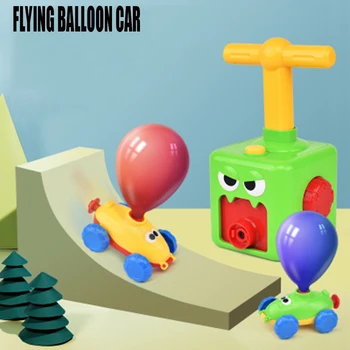 Galia Balionu Automobilio Mokslo Eksperimentas Inercinės Puzzle Įdomus Inercinės Energijos Balionas Montessori Žaislai Vaikams Dovanų