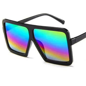ASOUZ 2019 naujas mados aikštė moteriški akiniai nuo saulės klasikinis retro markės dizaino vyriški akiniai UV400 didelis rėmas vairavimo akiniai nuo saulės