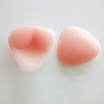 1pair 3D Sustorėjimas, Silikoninis Krūtinės Mygtukai Transseksualų maudymosi kostiumėlį Bikini Liemenėlė Nematomas Apatiniai Įdėkite Juostelę Moterų Krūties Increse