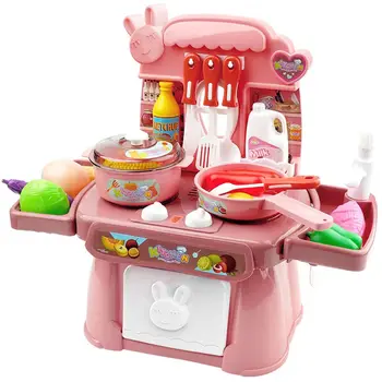 Baby Mini Virtuvė, Plastikiniai Apsimesti Žaisti, Maisto Vaikams, Žaislai, Muzikos, Šviesos, Vaikams Virimo Žaislų Rinkinys Mergaitėms Dovanų
