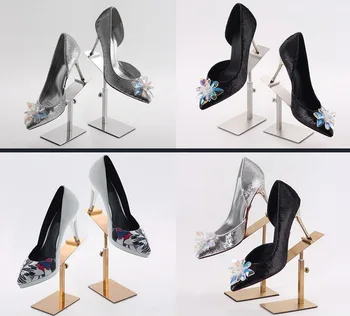 Namų batų stendas moterų batų stovas iš nerūdijančio plieno kėlimo batų džiovykla ekranas