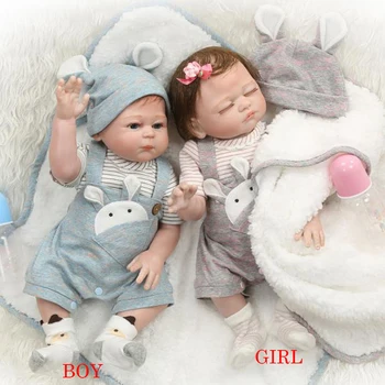 50CM premie bebe Reborn Lėles Realus Mergaitė berniukų, mergaičių naujagimiui Lėlės, minkšti viso kūno silikono Boneca gimtadienio dovana