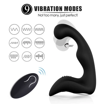 Nuotolinio Valdymo Prostatos Massager USB Įkrovimo Strapon Vyrams Analinis Vibratorius, Sekso žaisliukai Vyrams/Moterims Analinis Žvakės Produktus