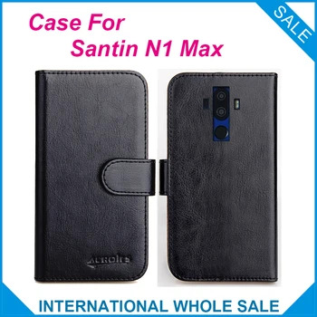 Originalus! Santin N1 Max Atveju 6 Spalvų Aukštos Kokybės Odos Išskirtinis Atvejis Santin N1 Max Padengti Telefono Maišelį Stebėjimą