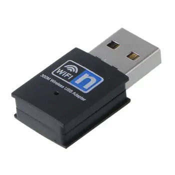 300M USB Wifi Adapteris RTL8192EU Lustų rinkinys Mini USB2.0 WLAN Dongle Belaidžio Net-darbas Kortelės 802.11 n/g/b 