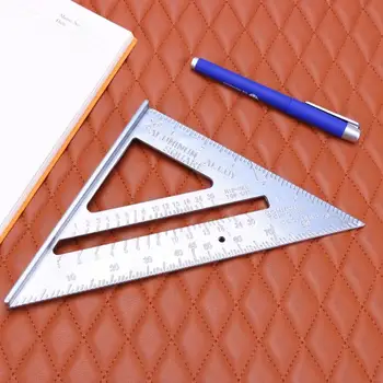 7 Colių Aliuminio Greičio Kvadrato Trikampio Kampas Matlankis Matavimo Įrankis Greitis Pabandyti Aikštėje Dailidės Matavimo liniuotė Išdėstymo Įrankis
