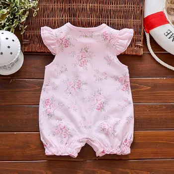 Dvyniai vasaros drabužius, kūdikių mergaitės krikšto jumpsuit bodysuit kūdikių drabužiai 3 6 9 12 mėnesių playsuit baby girl dvyniai foto rekvizitai