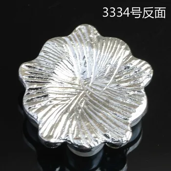 50PCS 15mm Lydinio Medžiagos, Aukso spalvos Perlų Imitacija Kristalų Gėlių Žavesio dėl Sagė 
