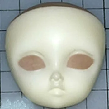 6 BJD Doll galvos silikono formos