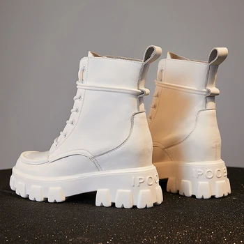 REVT 2020 m. rudens žiemos Padidinti Batai Moterims, plius aksomo Sniego batai šiltas apvalios galvos Atsitiktinis Moterų Batai Martin batai 777-8
