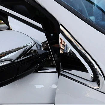 ABS Plastiko Ford Edge 2016 2017 Automobilių stiliaus Automobilio priekinių durų langai Už statramsčio Skydelio Dangtelį Apdaila