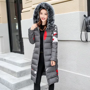 Pigūs didmeninė 2018 nauja rudens žiemos Karšto pardavimo moterų mados atsitiktinis šilta striukė moteriška bisic Grįžtamasis paltai AH911