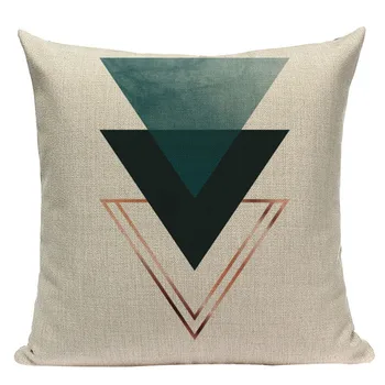 Abstrakti ir geometrinis modelis pagalvėlė padengti dekoratyvinės pagalvės 45Cmx45Cm Aikštėje dekoratyvinis print Custom mesti pagalvės