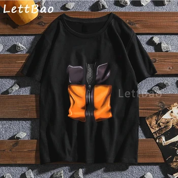 Rock Lee Girtas Pirmoji NARUTO Animacinių filmų vyriški T-shirt Streetwear Anime Marškinėliai Japonijos Vyrų Drabužiai Medvilnė Spausdinimo Vyrų Marškinėlius
