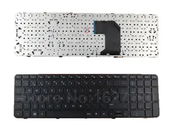 NAUJASIS SP/ispanų Pakeisti nešiojamojo kompiuterio klaviatūra HP Pavilion G7-2000 JUODU RĖMU (Be Folijos) Cuaderno de teclado