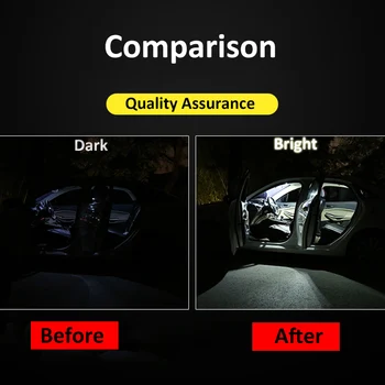 11 Vnt/set Automobilių Reikmenys, Interjeras, LED elektros Lemputes Toyota Prius 