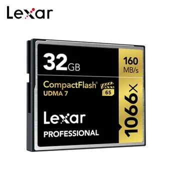 Originalus Lexar CF Kortelė 160MB/s Brand 1066x 32GB 64GB 128GB 256 GB Compact Flash Kortelės UDMA 7 Atminties Kortelė Kamera, Hd vaizdo Kamera