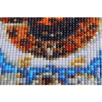 Diamond Tapybos Kryželiu rinkinys 5D Diamond Mozaikos kalnų krištolas Tapybos Saint Bernard Šuo 