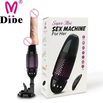 DIBE 7 Režimai, Teleskopiniai Sekso Mašina Automatinė Moterų Masturbacija Žaislą , Kelis Vibracijos Režimus Ir Veržlus Lygis