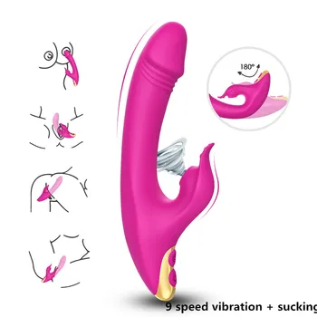 Makšties Čiulpti Vibratorius 9 Greičių Vibracija Gyvis Oralinis Seksas Siurbimo Klitorio Stimuliatorius Erotinis Sekso Žaislas, skirtas Moterų Seksualinės Sveikatingumo