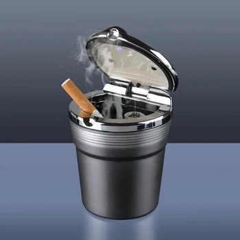 Su Led Žibintai, automobilių Logotipą, Kūrybinė Asmenybė peleninę Kūrybos cigarečių sumetami į šiukšlių konteinerį Už IVECO Reklama 3ftx5ft Stralis AutoAccessorie
