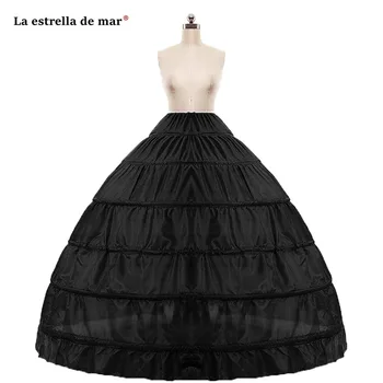 La estrella de mar didmeninė plius dydis apatiniai sijonai, vestuvių suknelė nauja raudona balta juoda 6 žiedai mergina pigūs krinolīns sandėlyje