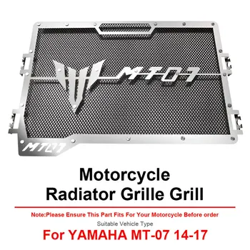 Motociklų Aksesuarų MT-07 Radiatoriaus Grotelės Grotelės Padengti apsauga Yamaha FZ07 MT07 MT 07 Juoda Mėlyna Raudona m. m. 2016 m. 2017 m.