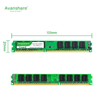 Avanshare 8GB DDR3 4GB 2GB Atminties 1 600mhz 1333MHz 240pin 1,5 V Darbalaukio Ram Suderinama Su Visais Plokštė