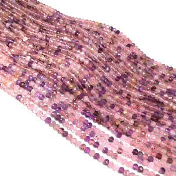Natūralaus Akmens Briaunotas Išsimėtę granulių Braškių kristalų maži Karoliukai, Papuošalai Priėmimo 