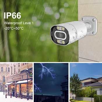 Smar HAINAUT Kamera 720P 1080P Lauko Gatvės Vandeniui IP66 Day & Night Saugumo Kameros CCTV 4PCS Matricos Led Camaras de Seguridad