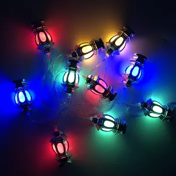 LED Žibintų Šviesas Ramadanas Papuošalai Kalėdų Lauko Led String Pasakų Šviesos Namuose musulmonų atostogų apdaila