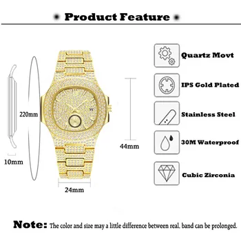 Patek Žiūrėti Prabangos Prekės ženklo Vyrai Kvarco Žiūrėti, platinuotos Sporto Žiūrėti Hardlex 30M atsparus Vandeniui Nerūdijančio Plieno Vyrų Laikrodis