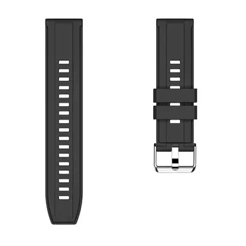 22mm silikono dirželis Xiaomi Huami Amazfit Tempas Stratos VTR 47mm išmaniųjų laikrodžių apyrankės dirželio Samsung Galaxy žiūrėti 46mm grupė