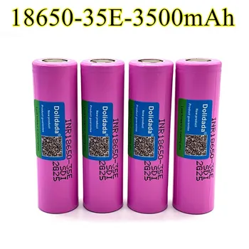 Baterria recargable de iones de Liito de 3500v Baterria recargable de iones de Liito de 13a 18650mah descarga In18650 35e